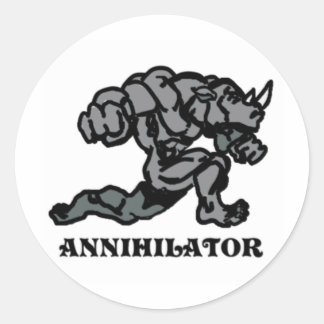 ANNIHILATOR RUNDER AUFKLEBER