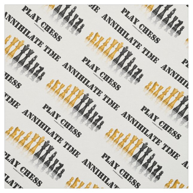 Annihilliertes Schach-Reflektives Schach-Set Stoff (Muster)