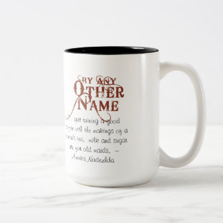 "Annika Klugheits-" Kaffee-Tasse Zweifarbige Tasse