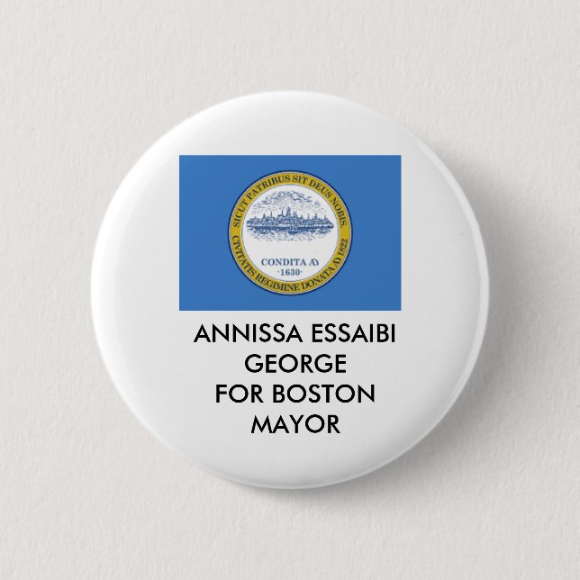Annissa Essaibi George für BOSTON MAYOR BUTTON (Vorderseite)