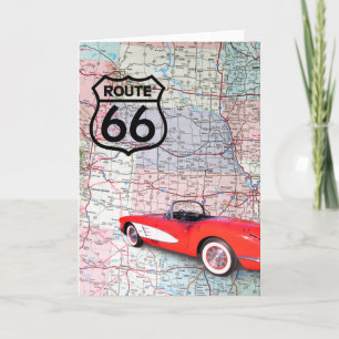 Anniversaire 1960 Corevette Sur La Carte