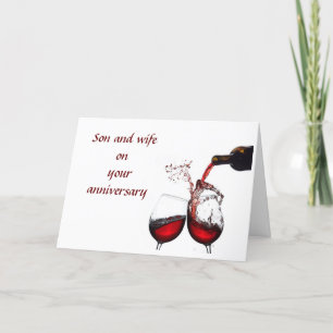 *ANNIVERSAIRE AMOUR* FILS ET VOTRE CARTE FEMME