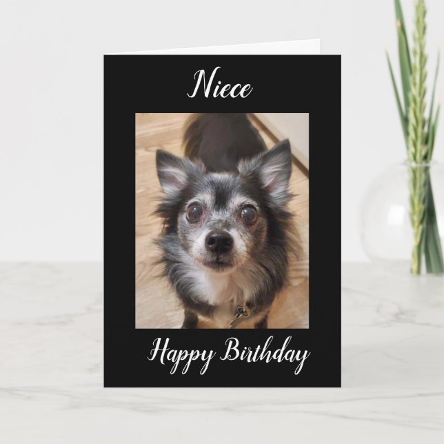 ANNIVERSAIRE AVEC AMOUR **NIECE** CARTE (Devant)