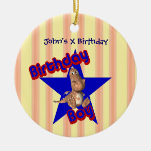 Anniversaire Boy Cute Dragon Ornement Personnalisa