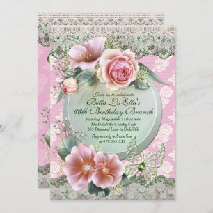 Anniversaire Brunch Mothers Day Invitations