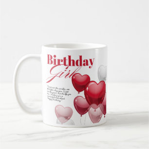 Anniversaire Café de créateur de filles / Tasse de
