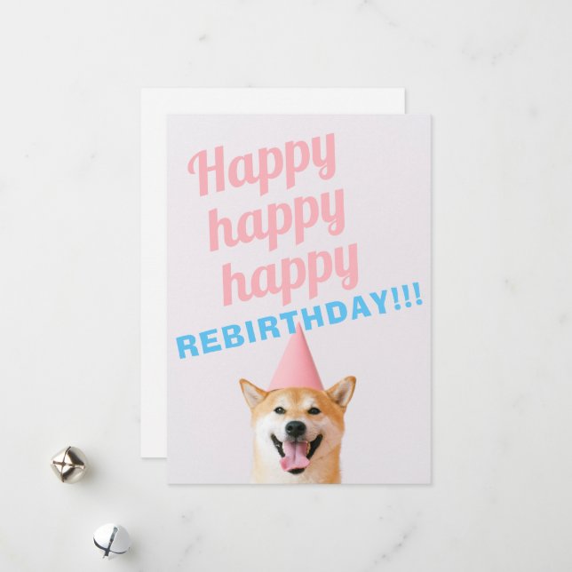 anniversaire | Carte d'anniversaire du survivant d (Devant/Arrière en situation)