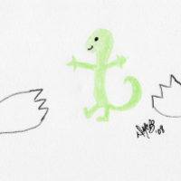 Anniversaire - Carte Happy Hatch Day (lézard)