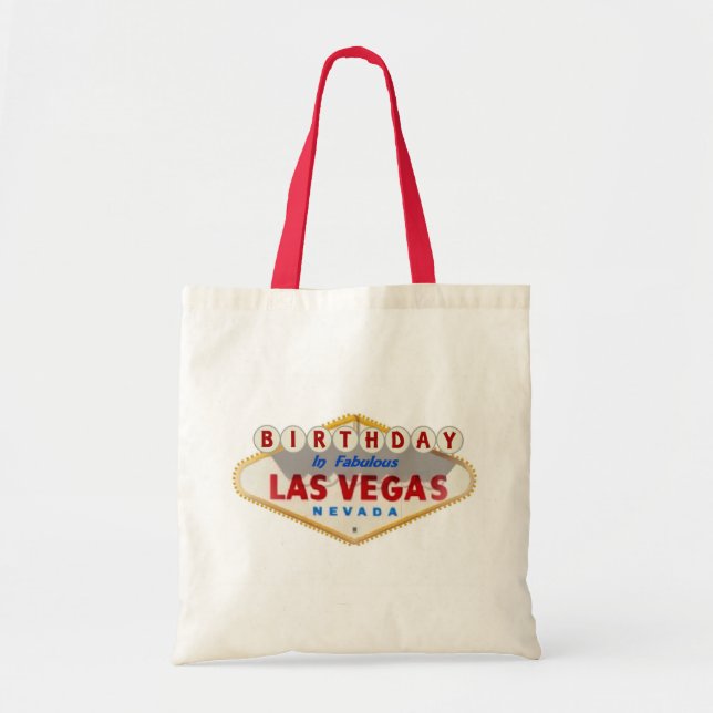 ANNIVERSAIRE Dans Fabulous Las Vegas Sac fourre-to (Devant)
