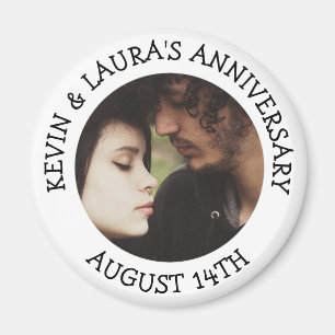 Anniversaire Date de rappel personnalisé Magnet