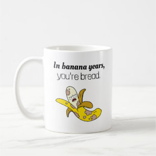 Anniversaire de banane amusant café Mug