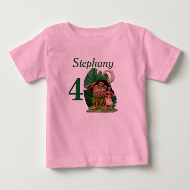 Anniversaire de cadeaux de T-shirt de Moana (Devant)