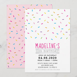 ANNIVERSAIRE DE ENFANT PARTY INVITATION arroses co