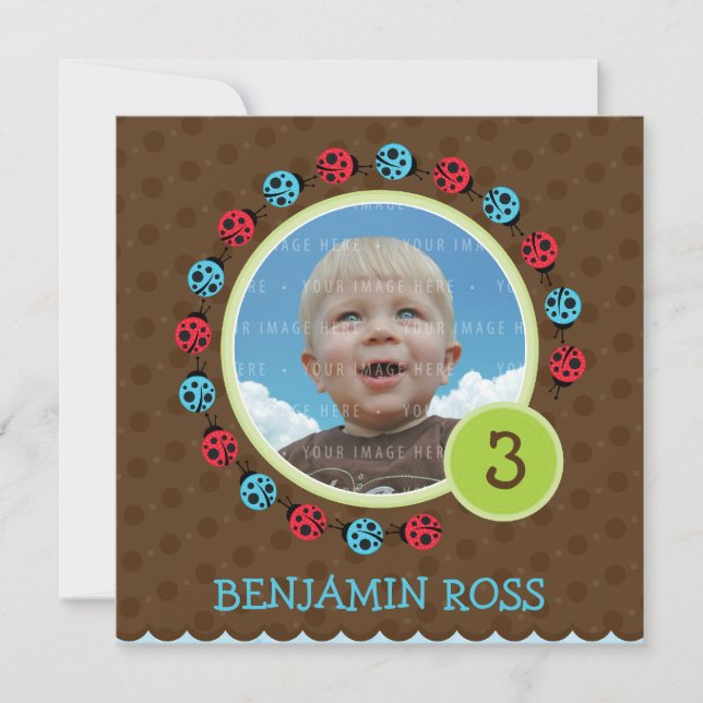 ANNIVERSAIRE DE ENFANT PARTY INVITATION cocu cocci (Devant)