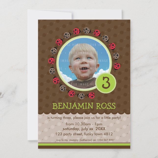 ANNIVERSAIRE DE ENFANT PARTY INVITATION cocu cocci (Devant)
