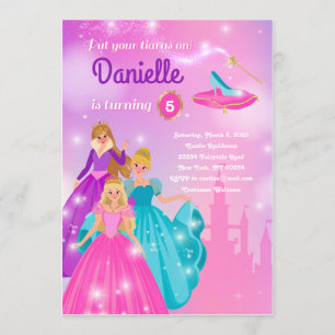 Anniversaire de la Fille - Invitation de la Prince