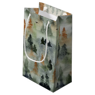 Anniversaire de la Forêt Misty Sac cadeau de ret