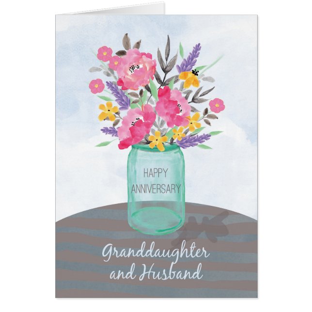 Anniversaire de la petite-fille et du mari Jar Vas (Devant)