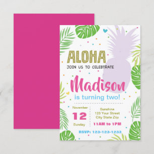Anniversaire de l'ananas Invitation