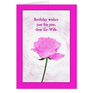 Anniversaire de l'ex-femme belle rose rose rose