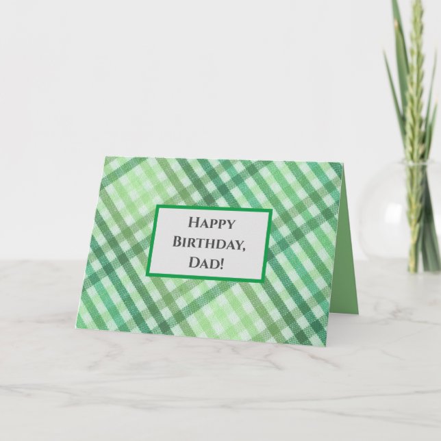 Anniversaire de papa, Masculine, Bonne carte d'ann (Devant)
