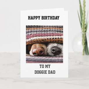 ANNIVERSAIRE "DE VOTRE DOGGIE" CARTE