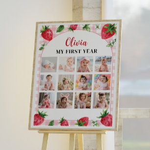 Anniversaire des fraises 12 Photo Poster de l'étap