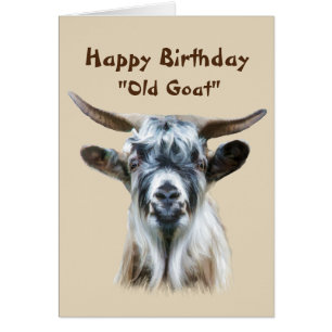 Anniversaire drôle au-dessus du vieil humour de