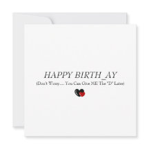 Anniversaire drôle pour mari\ petit ami carte de r
