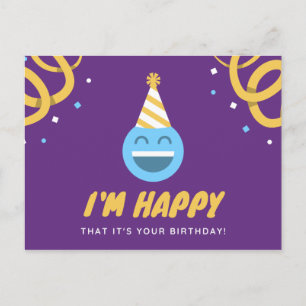 Anniversaire drôle - voir le dos de la carte -