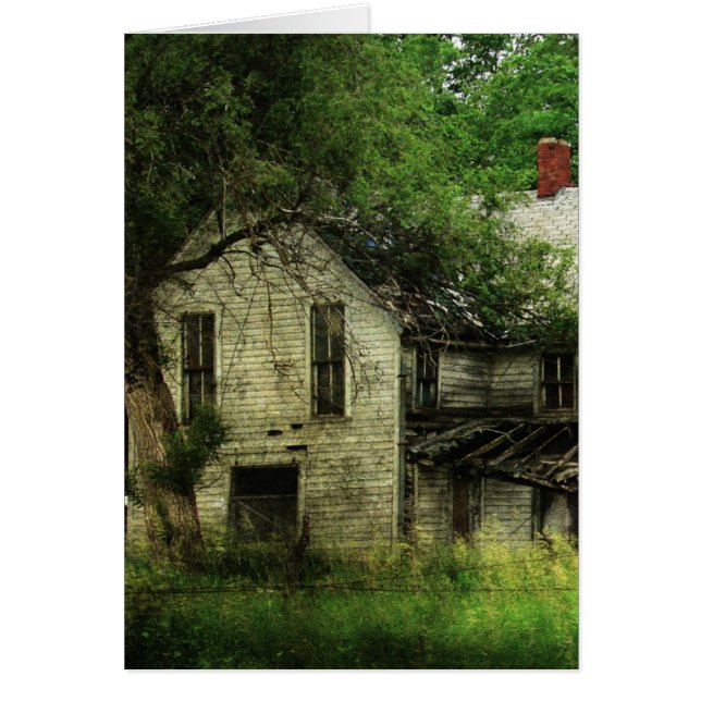 Anniversaire du Missouri House rural abandonné (Devant)