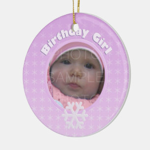 Anniversaire Fille Hiver Onederland ornement