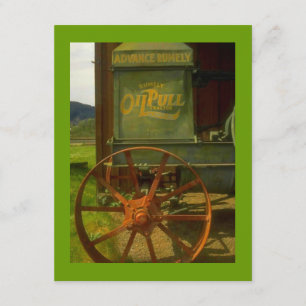 ANNIVERSAIRE INVITATION - TRACTEUR VERT VINTAGE