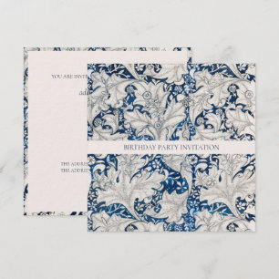 ANNIVERSAIRE INVITATION : WILLIAM MORRIS