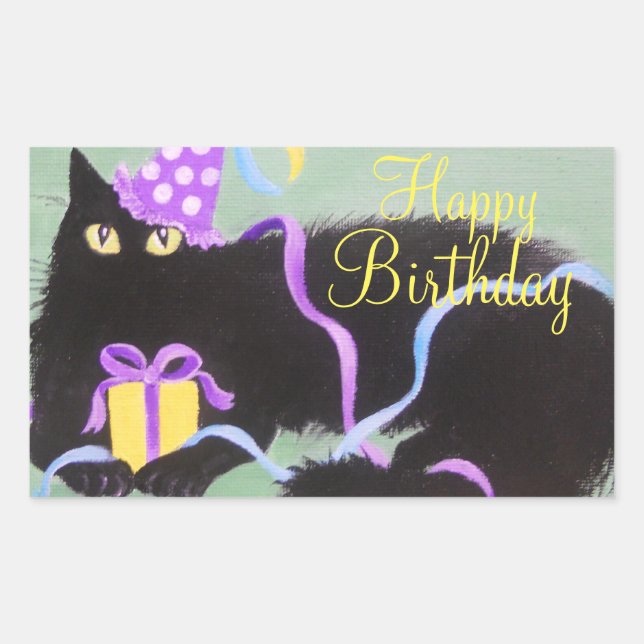 Anniversaire Kitty, Sticker (Devant)