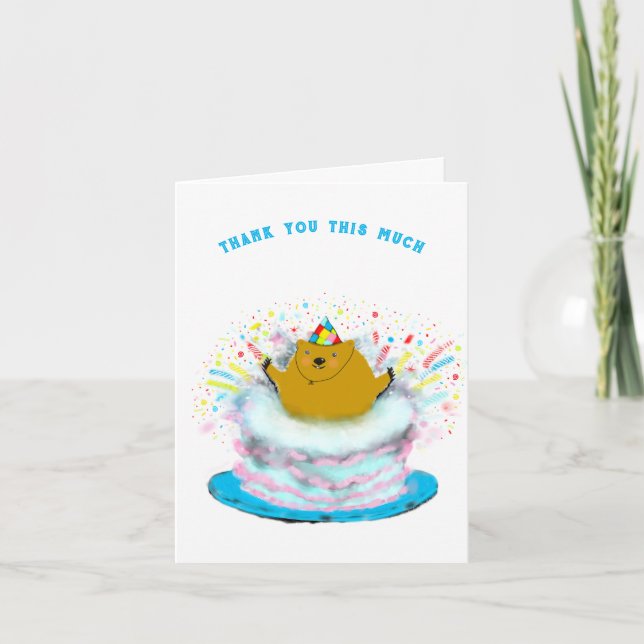 Anniversaire Merci (Devant)