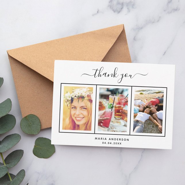 Anniversaire merci script photo personnalisé (Créateur téléchargé)