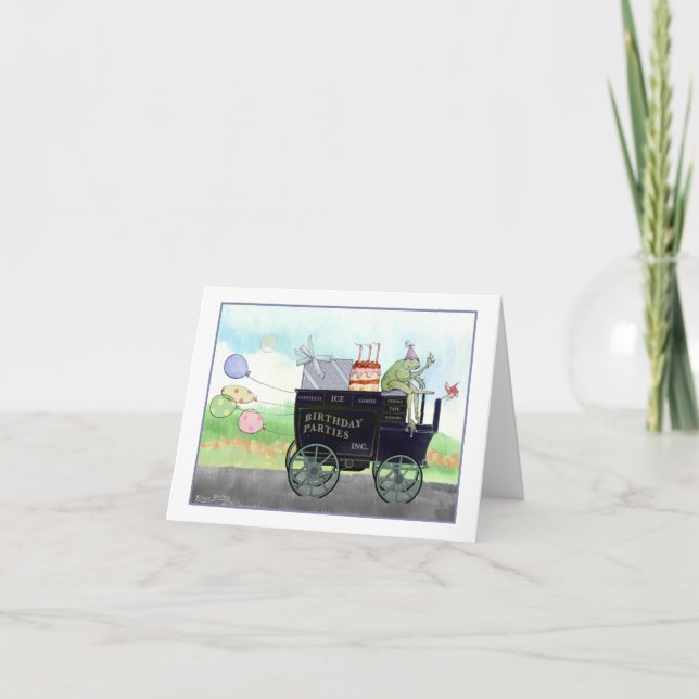 Anniversaire Parties incorporées Carte (Devant)