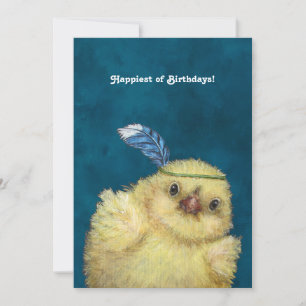 Anniversaire Peep carte plat