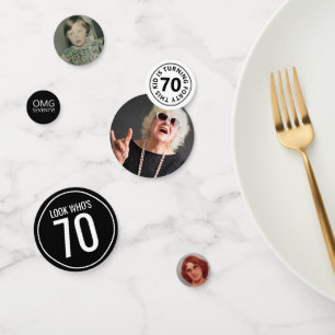 Anniversaire Personnalisé Confetti