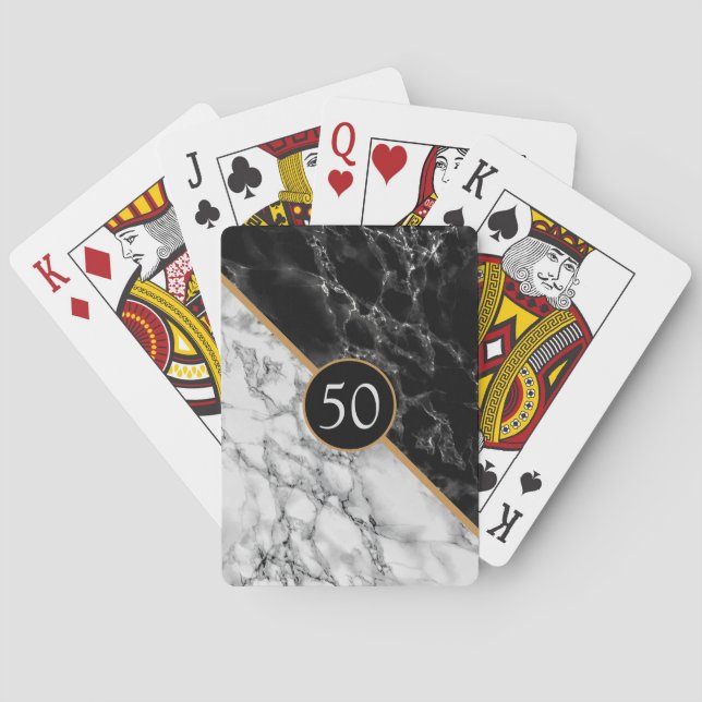 Anniversaire Personnalisé Jeu de cartes (dos)