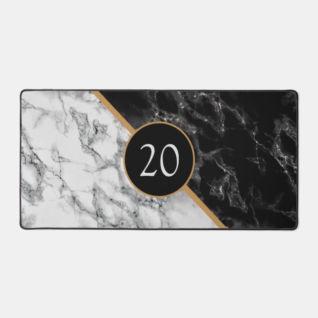 Anniversaire personnalisé Marbre cadeau (Recto)