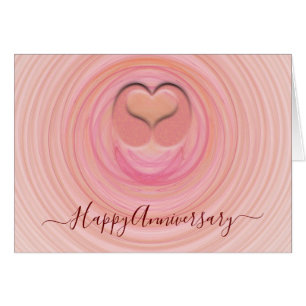 Anniversaire Personnalisé Rose Vierge Coeur 3D Abs