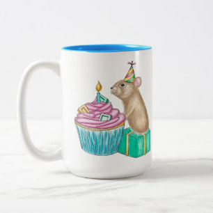 Anniversaire Pika Cupcake Mug