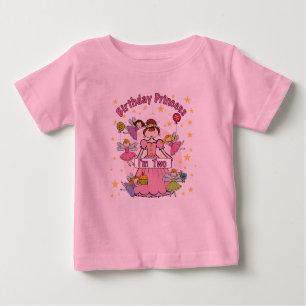 Anniversaire Princesse Je suis deux t-shirts et ca