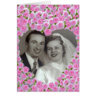 Anniversaire rose coeur