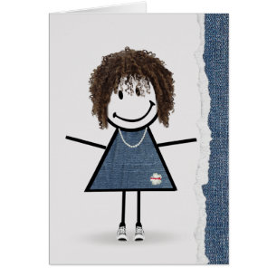 Anniversaire Stick Girl avec Basket