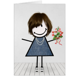 Anniversaire Stick Girl avec Basket
