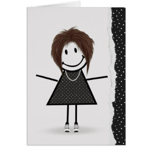 Anniversaire Stick Girl avec Basket