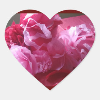 Anniversaire Surprise Beau Sticker de coeur floral